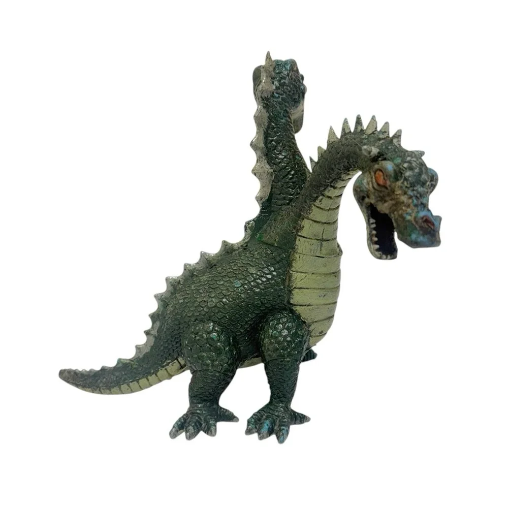 Vintage 1983 Imperial Dragons Knights‎ Daggers Green/Blue Two 2-Headed Dragon